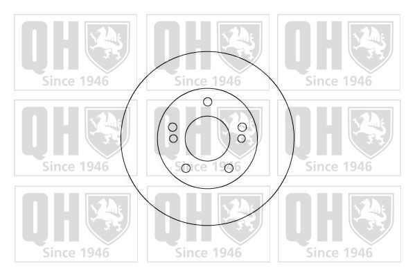 QUINTON HAZELL Тормозной диск BDC4890